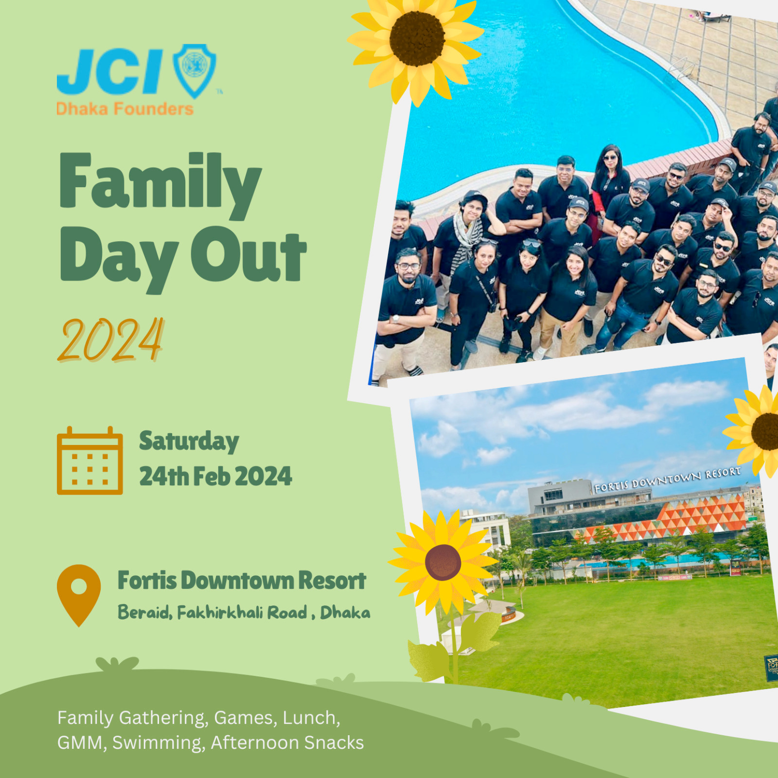Family Day Out 2024: JCI Dhaka Founders